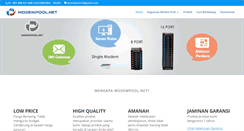Desktop Screenshot of modempool.net